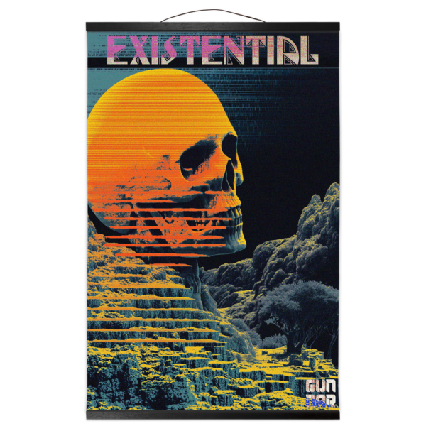 Existential - Wood Scroll Poster